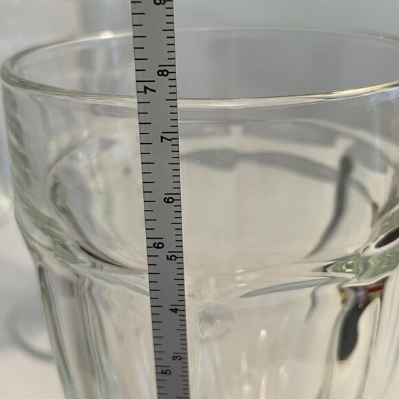 Pair Large Libbey Duratuff Goblet Drinking Glasses - Picture 7 of 7